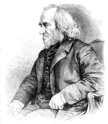 The late W. Hunt, water-colour painter, 1864. Creator: Unknown