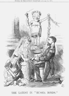 The Latest in "Russia Bonds" 1874. Creator: Joseph Swain