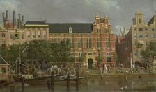 The Latin school on the Singel, Amsterdam, 1802. Creator: Jacob Smies