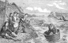 "The Launch" - painted by G. Smith, 1854. Creator: Unknown