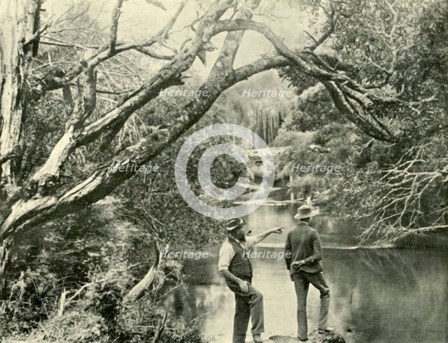 'The Launching Place, Upper Yarra, Victoria', 1901. Creator: Unknown.