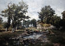 The Laundrette of the Coataner in the Morning 1883. Artist: Emmanuel Lansyer