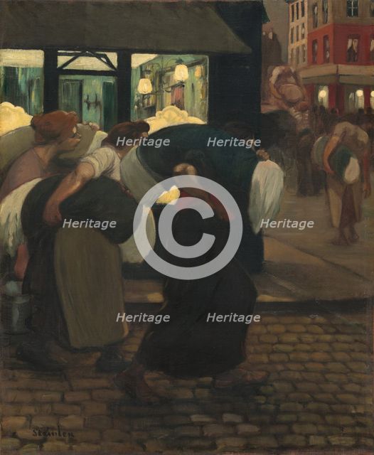 The Laundresses, 1899. Creator: Theophile Alexandre Steinlen.