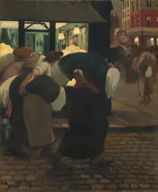 The Laundresses, 1899. Creator: Theophile Alexandre Steinlen
