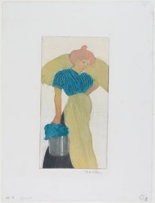 The Laundress, 1898. Creator: Theophile Alexandre Steinlen