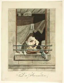 The Laundress, c. 1793. Creator: Julien et Moret
