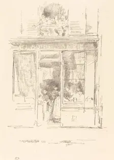 The Laundress: "La Blanchisseuse de la Place Dauphine", 1894. Creator: James Abbott McNeill Whistler