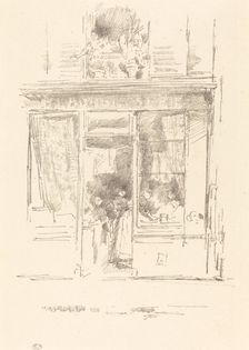 The Laundress: "La Blanchisseuse de la Place Dauphine", 1894. Creator: James Abbott McNeill Whistler