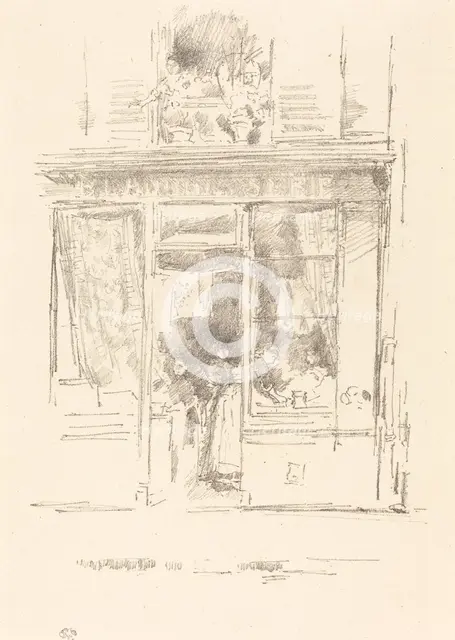 The Laundress: "La Blanchisseuse de la Place Dauphine", 1894. Creator: James Abbott McNeill Whistler.
