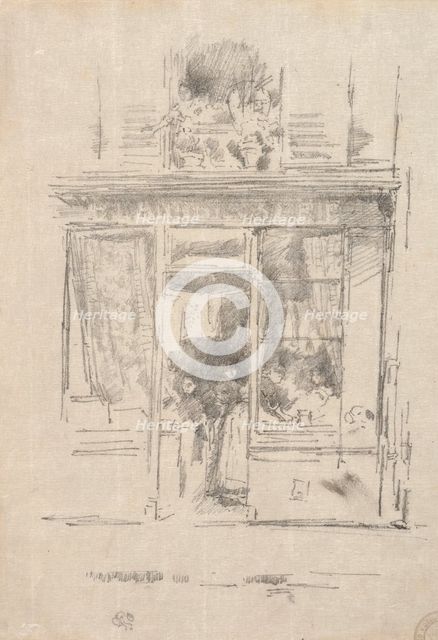 The Laundress - La Blanchisseuse de la Place Dauphine, 1894. Creator: James McNeill Whistler (American, 1834-1903).