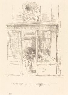 The Laundress: "La Blanchisseuse de la Place Dauphine", 1894. Creator: James Abbott McNeill Whistler