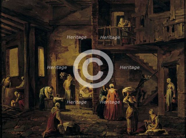 The Laundry House, 1750-1799. Creator: Antonio Diziani.