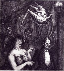 The Laugh, 1910. Creator: Vasyl Masyutin