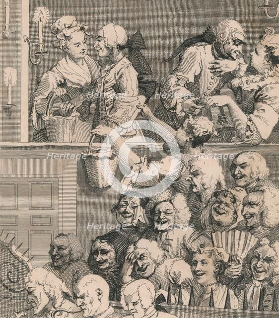 'The Laughing Audience', 1733, (1830s). Creator: Unknown.