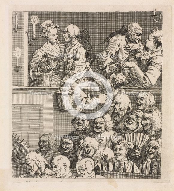 The Laughing Audience, 1733. Creator: William Hogarth (British, 1697-1764).