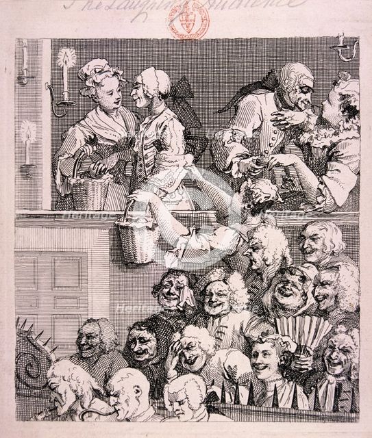 'The laughing audience', 1733. Artist: William Hogarth
