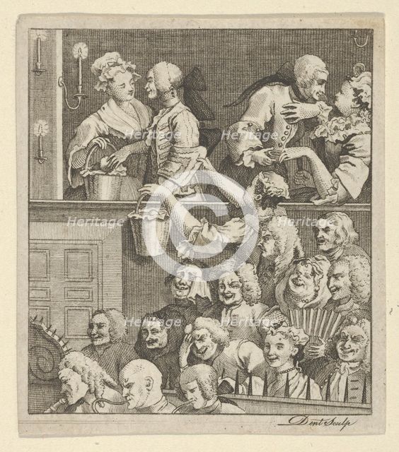 The Laughing Audience, ca. 1800. Creator: Dent.