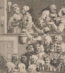 The Laughing Audience, December 1733., December 1733. Creator: William Hogarth