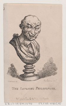 The Laughing Philosopher, 1808., 1808. Creator: Thomas Rowlandson