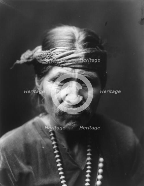 The Laughing Singer, c1905. Creator: Edward Sheriff Curtis.