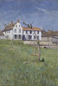 The Laurent Boarding House, Grez-sur-Loing, 1886. Creator: Elias Erdtman