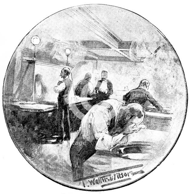 The Lavatory, Carlton Club, 1890. Creator: Unknown.