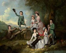 The Lavie Children, c. 1770. Creator: Johan Zoffany