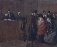 The law court (Scene de tribunal) 1910. Creator: Jean Louis Forain
