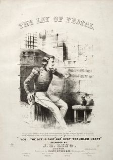 The Lay of Pestal - Sheet Music Cover. Creator: Winslow Homer (American, 1836-1910)