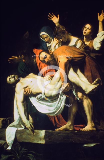 'The Laying in the Tomb' ('The Deposition'/'The Entombment'), 1602-16044. Artist: Michelangelo Caravaggio