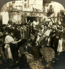 The Lazzaroni, as they live in the streets of Naples, Italy c1909. Creator: Unknown