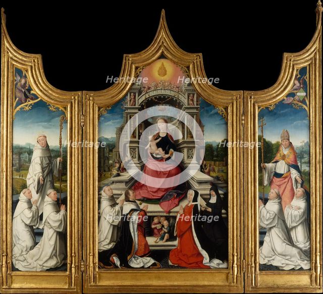 The Le Cellier Altarpiece, 1509. Creator: Jean Bellegambe.