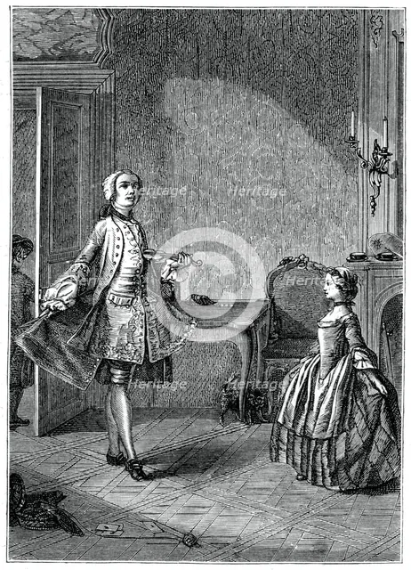The Lecture, (1885).Artist: Cazot