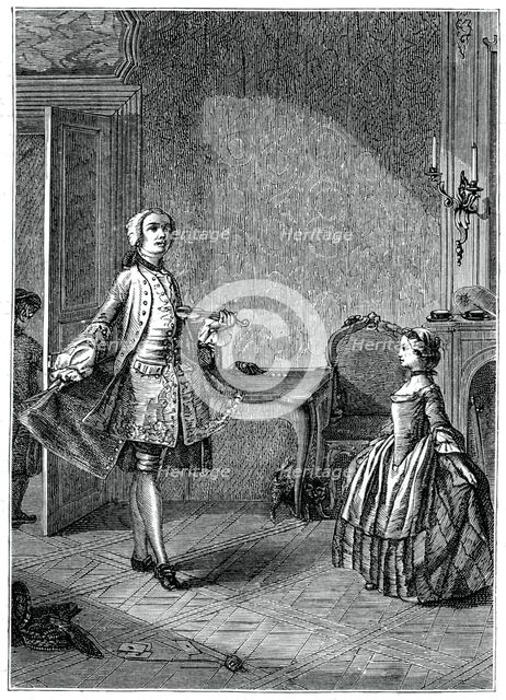 The Lecture, (1885).Artist: Cazot