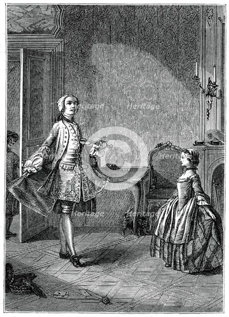 The Lecture, (1885).Artist: Cazot