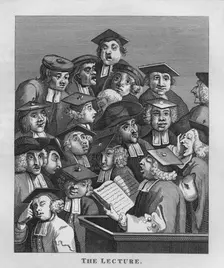 The Lecture 1808, (1827). Creator: Thomas Cook