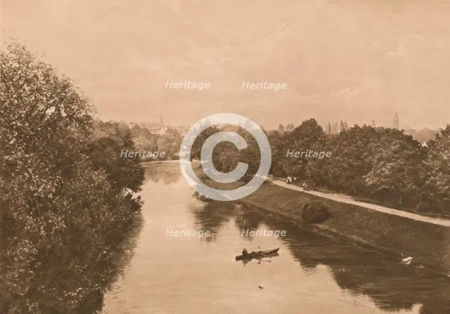 'The Leam at Leamington', 1902. Artist: Unknown.