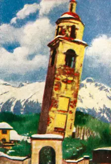 The Leaning Tower of St Moritz, c1928. Creator: Unknown