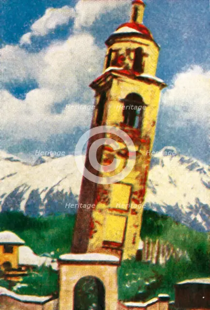 The Leaning Tower of St Moritz, c1928. Creator: Unknown.