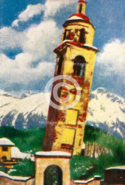 The Leaning Tower of St Moritz, c1928. Creator: Unknown.