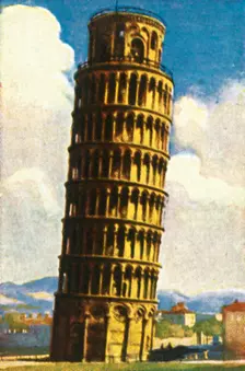 The Leaning Tower of Pisa, c1928. Creator: Unknown