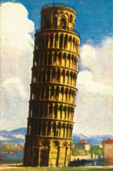 The Leaning Tower of Pisa, c1928. Creator: Unknown