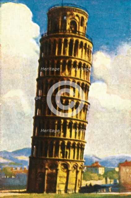 The Leaning Tower of Pisa, c1928. Creator: Unknown.