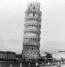 The Leaning Tower of Pisa, Italy, 1892