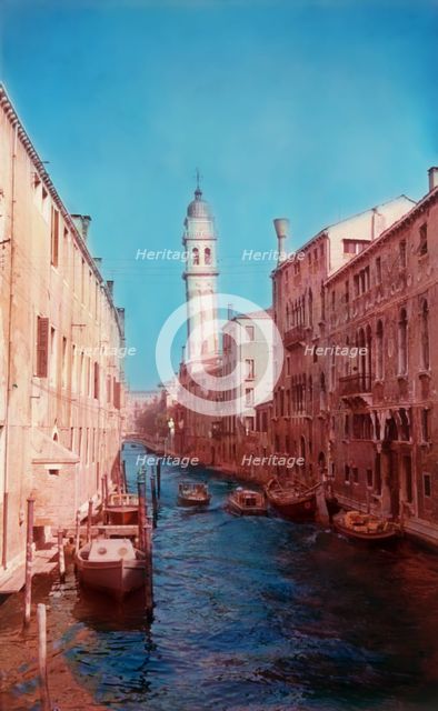 The Leaning Tower of the Church of San Giorgio dei Greci, Venice, Italy, c1955.  Creator: Arthur Charles Kirby Ware.