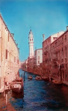 The Leaning Tower of the Church of San Giorgio dei Greci, Venice, Italy, c1955. Creator: Arthur Charles Kirby Ware