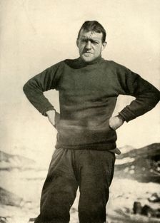 The Leader of the Expedition in Winter Garb c1908, (1909)