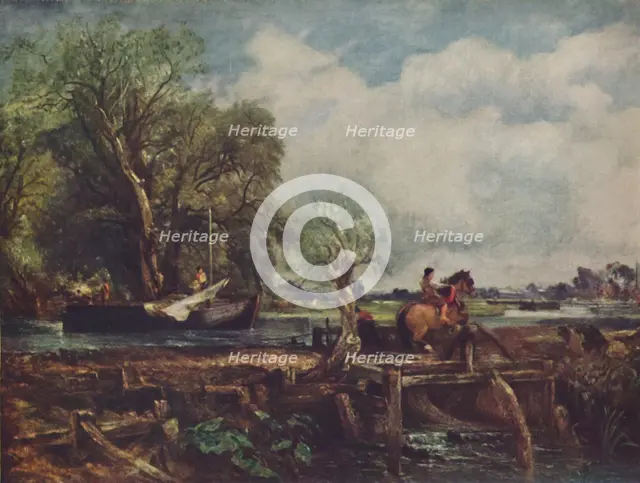 'The Leaping Horse', 1825, (c1950). Creator: John Constable.