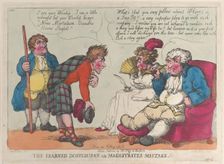 The Learned Scotchman or Magistrates Mistake.!!, 1812., 1812. Creator: Thomas Rowlandson