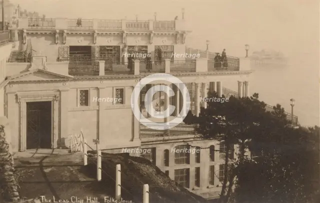 'The Leas Cliff Hall, Folkestone', late 19th-early 20th century. Artist: Unknown.